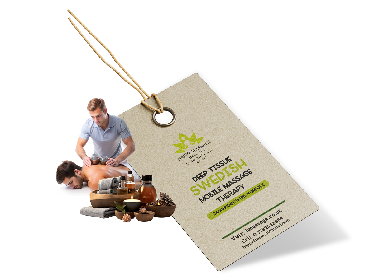 Deep tissue Swedish mobile massage therapy Cambridgeshire, Norfolk