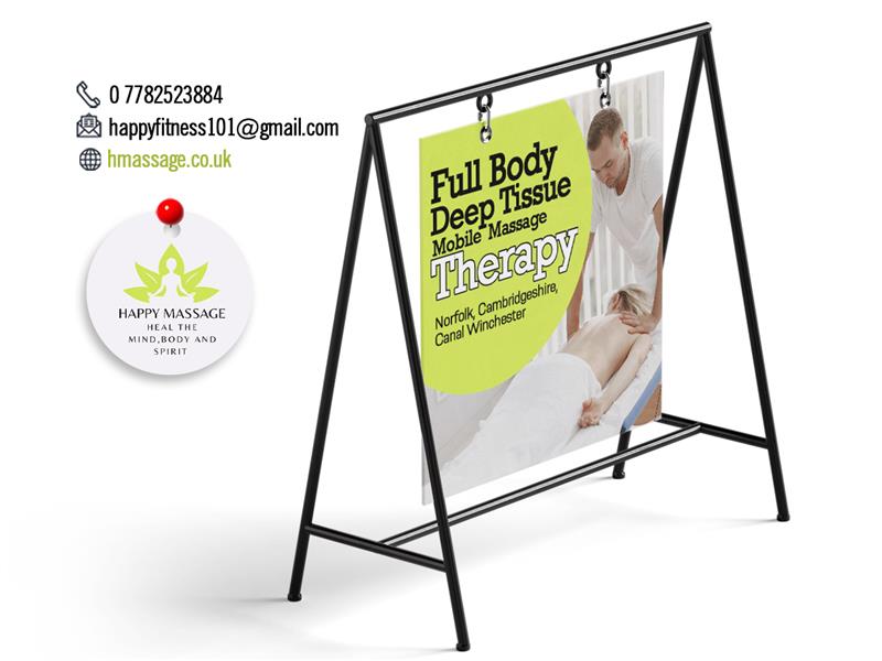 Full Body Deep Tissue Mobile Massage Therapy Norfolk, Cambridgeshire, Canal Winchester